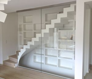 ограждение из закаленного стекла
