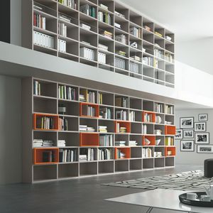 современный книжный шкаф
