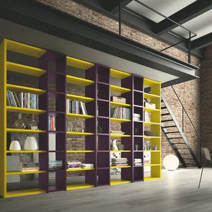 современный книжный шкаф