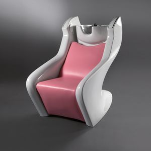 раковина для мытья головы с опорой для ступней