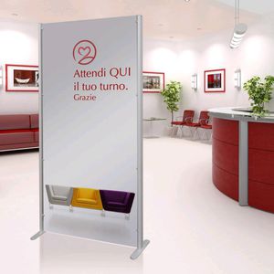 напольная отделительная перегородка для офиса 1