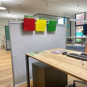 самонесущая отделительная перегородка для офиса