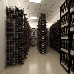 стойка для бутылок из стали