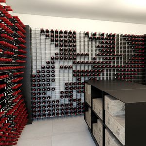стойка для бутылок из стали 1