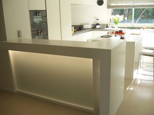 современная кухня островного типа