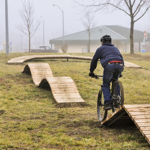 скейтпарк из дерева