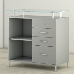 современный стол-витрина 1