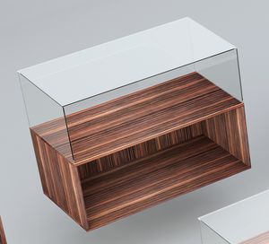 современный стеклянный шкаф 1