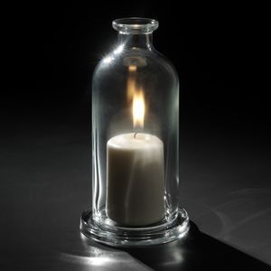 подсвечник из дутого стекла