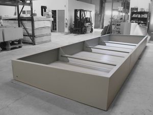 кадка для садовых растений из стали 1