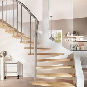 лестница с поворотом на 90°