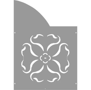 забор с панелями 1