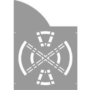 забор с панелями 1