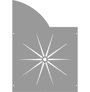 забор с панелями 1