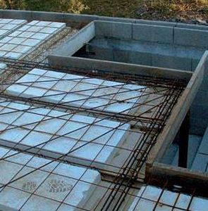 сборная плита из железобетона