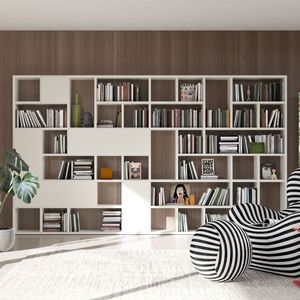 современный книжный шкаф