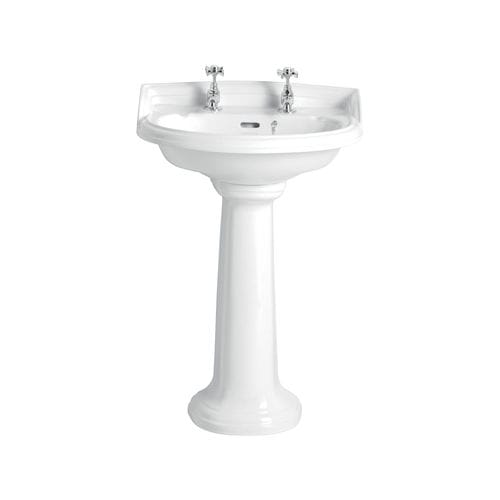 Раковина на ножке - PDW06/061/063 & PDW09/10 - HERITAGE BATHROOMS - из керамики / овальная / классическая