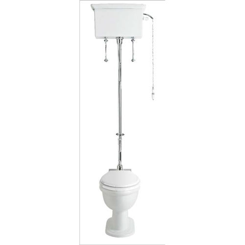 Напольный унитаз - PVEWC00 & PVEW02F - HERITAGE BATHROOMS - из керамики / с высоким сливным бачком / традиционный