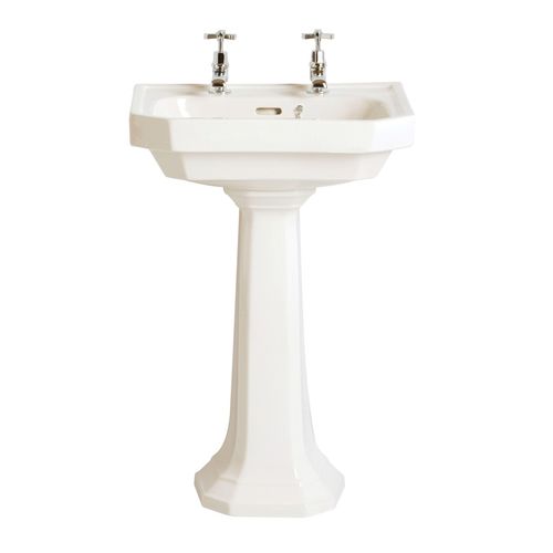 Раковина на ножке - PGDW06 & PGRW09/10 - HERITAGE BATHROOMS - из керамики / прямоугольная / классическая