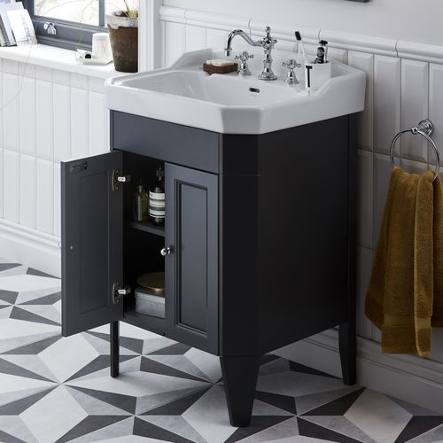 Напольная тумба под умывальник - KGRGR34 - HERITAGE BATHROOMS - из дерева / классическая