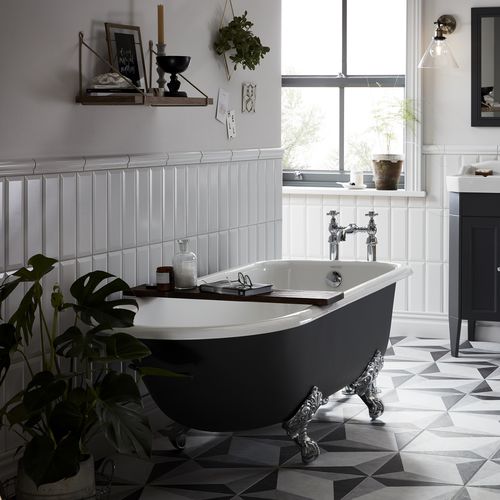 Овальная ванна - BRT00 / BRT20 - HERITAGE BATHROOMS - на ножках / из чугуна / белая