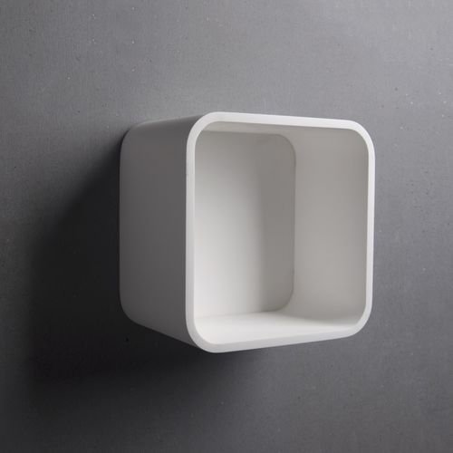 Настенный стеллаж - 284231 SOLIDTONDO 30 - IDEAVIT B.V - современный / из Solid Surface / белый