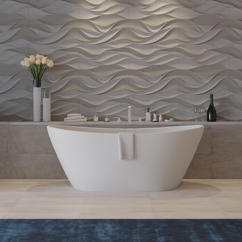 Овальная ванна - 278614  SOLIDSEAL - IDEAVIT B.V - островная / из Solid Surface / современная