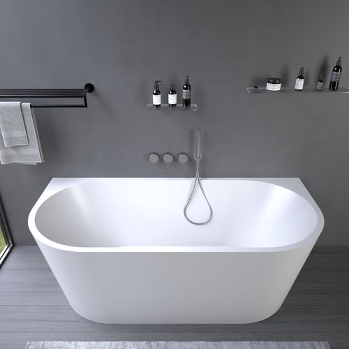 Овальная ванна - 290306 ALEXA-ACRYL MATT - IDEAVIT B.V - отдельностоящая / для жилых зданий / для профессионального использования