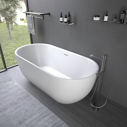 Овальная ванна - 290308 THALIA-ACRYL - IDEAVIT B.V - отдельностоящая / для жилых зданий / для профессионального использования