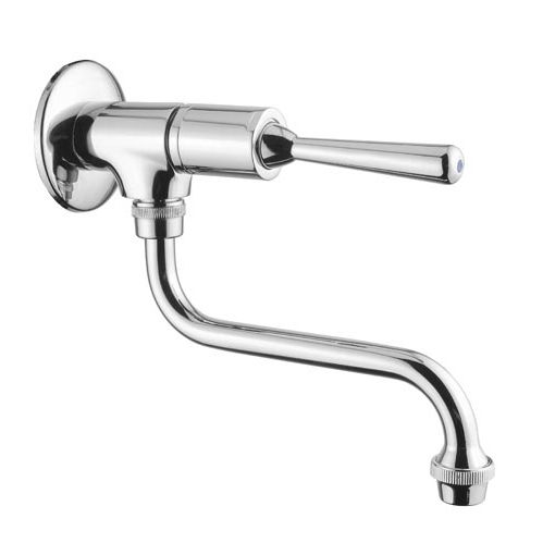 Однорычажный смеситель для раковины - CLASSIC: 08016A - IDRAL SPA - настенный / с таймером / из металла