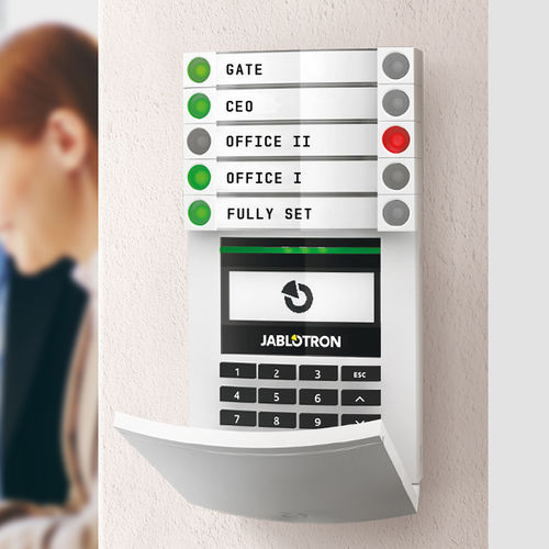Сигнализация предотвращающая вход персонала (в опасную зону) - COMPANY - Jablotron Alarms a.s. - беспроводная / управляемая с телефона / для окна