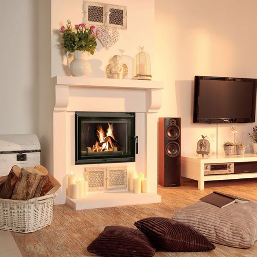 Дровяная топка для камина - ZUZIA/ECO/DECO  - KRATKI - из стали / из чугуна / современная