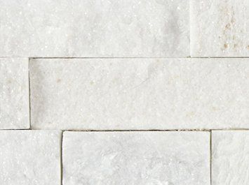 Облицовочная пластина из камня - WHITE QUARTZ - Mermaid Panels Limited - текстурированная
