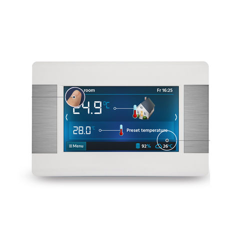 Клавиатура устройства управления для вентиляционной системы - ECOSTER TOUCH - PLUM Sp. z o.o. - для системы обогрева / настенная / для профессионального использования
