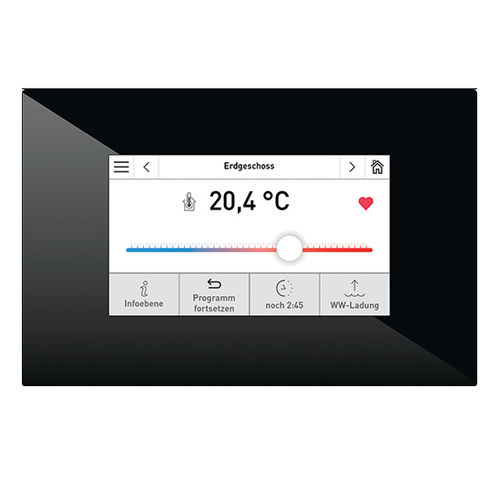 Клавиатура устройства управления для системы обогрева - INFOWIN TOUCH - Windhager Zentralheizung GmbH - настенная / с сенсорным экраном