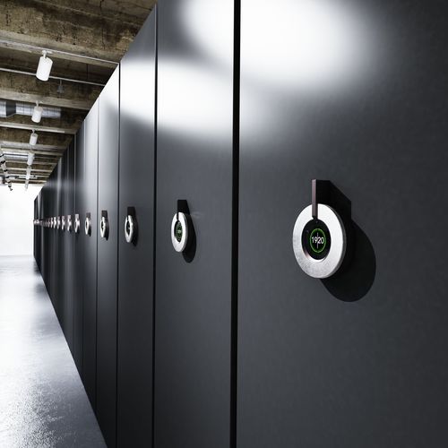 Мобильный стеллаж для хранения - COMPACTUS DYNAMIC II - Bruynzeel Storage Systems - для архива / электронный / из стали