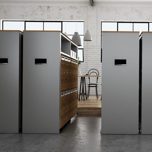 Мобильный стеллаж для хранения - COMPACTUS XT&reg; - Bruynzeel Storage Systems - для офиса / для архива / электронный