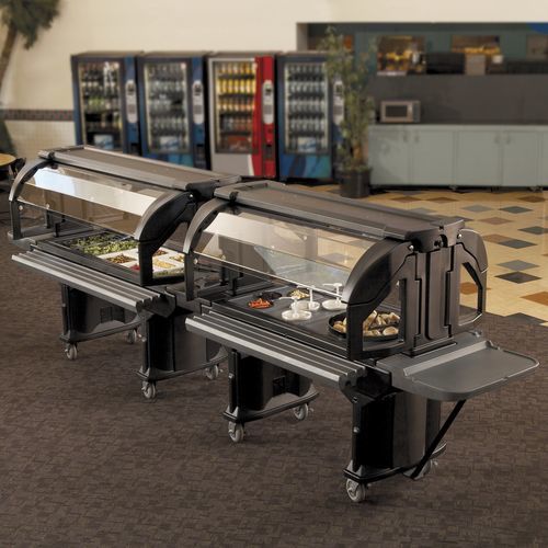 Центральный буфет с охлаждением - VERSA FOOD BAR® - Cambro - с роликом / для школ / для ресторана