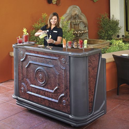Барная стойка для бара - BAR65 - Cambro - из полиэтилена / прямая / для наружного применения