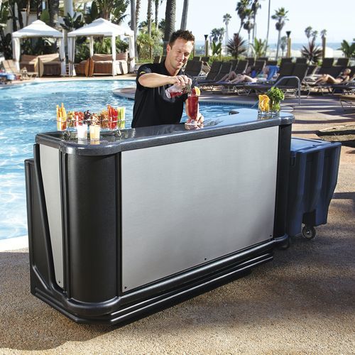 Барная стойка для бара - BAR73 - Cambro - из полиэтилена / прямая / для наружного применения