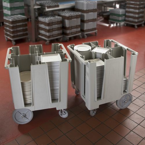 Тележка для посуды - DCS - Cambro - для профессиональной кухни / из пластика