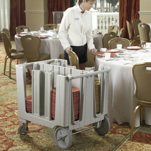 Тележка для посуды - ADCS - Cambro - для профессиональной кухни / из пластика / из стали