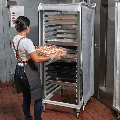 Модульный стеллаж - CAMSHELVING® GN - Cambro - с роликами / современный / из металла