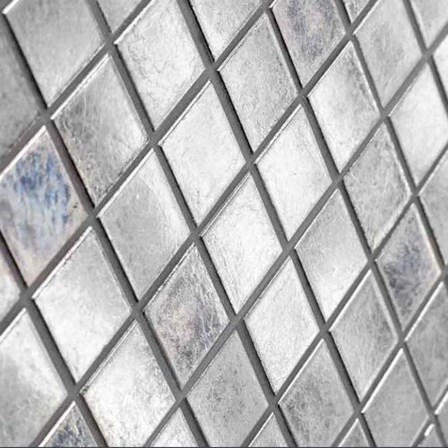 Мозаика из стекла - PLATINO BIS - BISAZZA BAGNO - для интерьера / настенная / квадратная