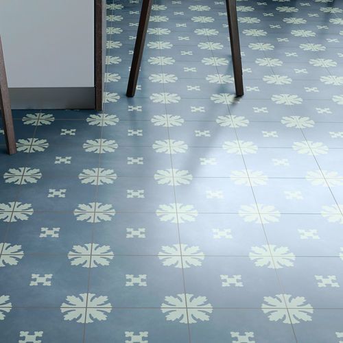 Плитка из цемента - PAPER BLU - BISAZZA BAGNO - из мраморной крошки / для интерьера / настенная