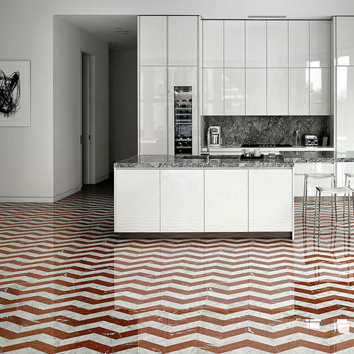 Плитка из мрамора - APPIA - BISAZZA BAGNO - полированная / 3D / для интерьера
