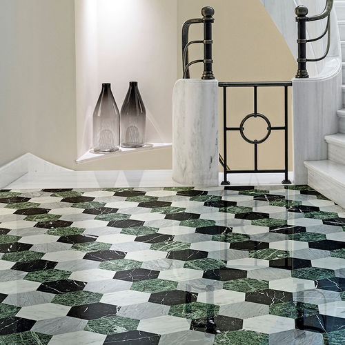 Плитка из мрамора - LAURENTINA - BISAZZA BAGNO - полированная / 3D / отделка камнем
