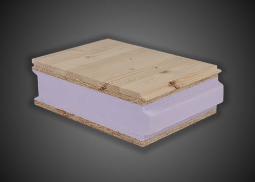 Сэндвич-панель для кровли - X-FOAM® WR - Ediltec - 2 деревянных поверхности / прокладка из экструдированного полистирола / Еврокласс E