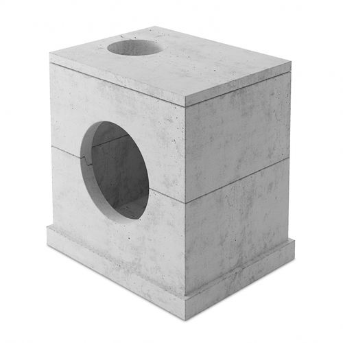 Смотровой колодец из бетона - MEDIUM-SIZED BOX - A Cimenteira do Louro