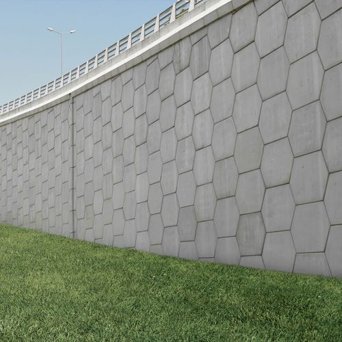 Подпорная стена из бетона - A Cimenteira do Louro - модульная / сборная / для строительства моста